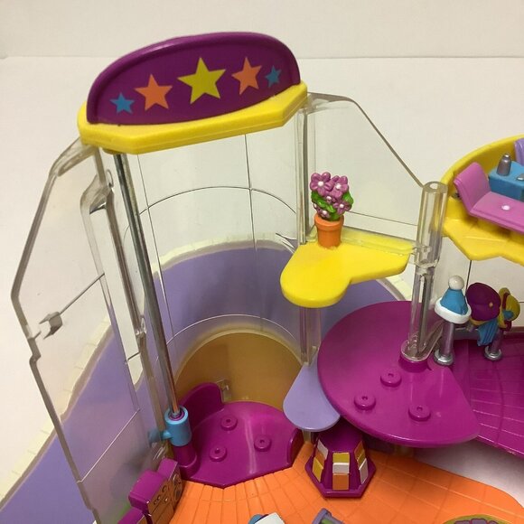 Vintage Polly Pocket Polly & the Pops Music Mall 1999 Bluebird Complete w/Dolls - Picture 4 of 16